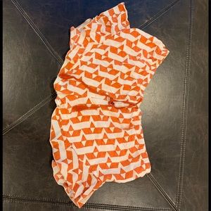 Target Orange and White Pajama PJ shorts